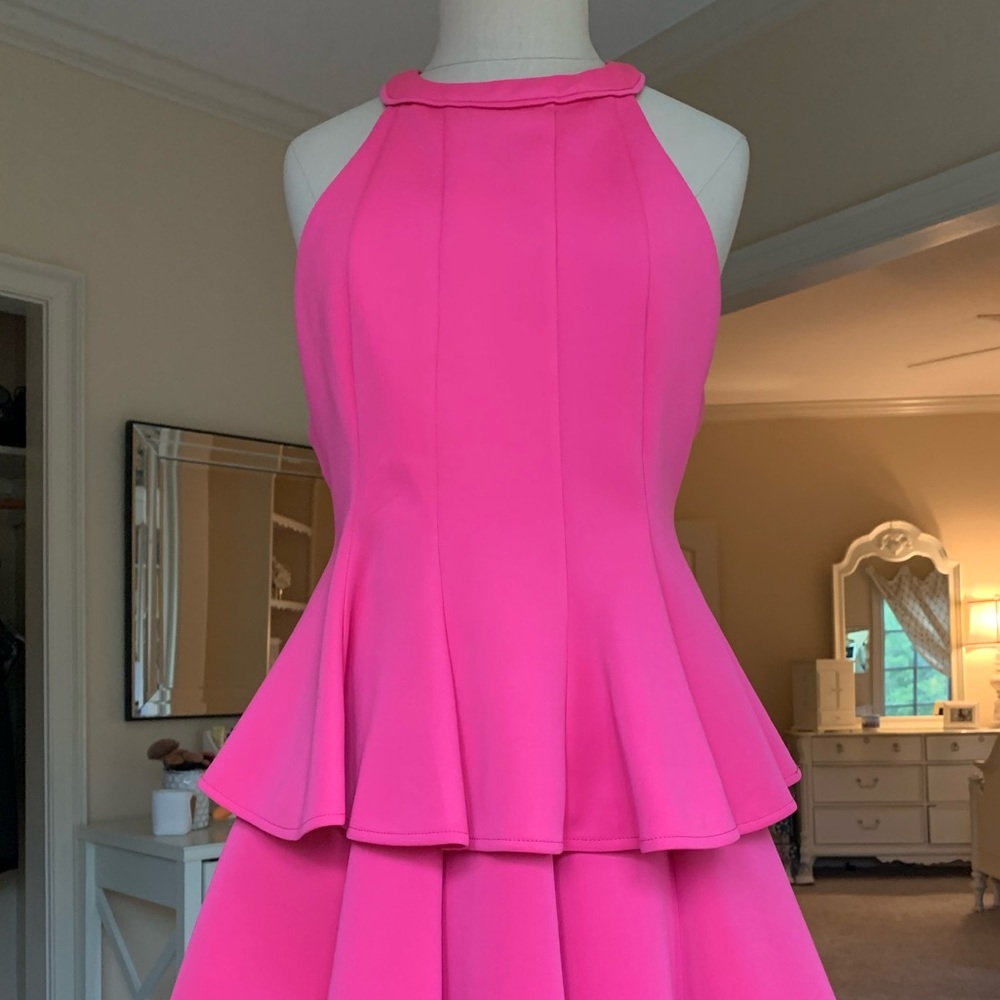 Pink Ruffle Dress - Picture 2 of 4